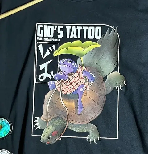 Frog On Turtle T-Shirt